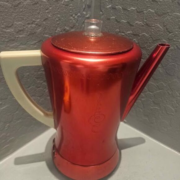 1950s Westomatic Red Percolater 9" - Picture 1 of 5